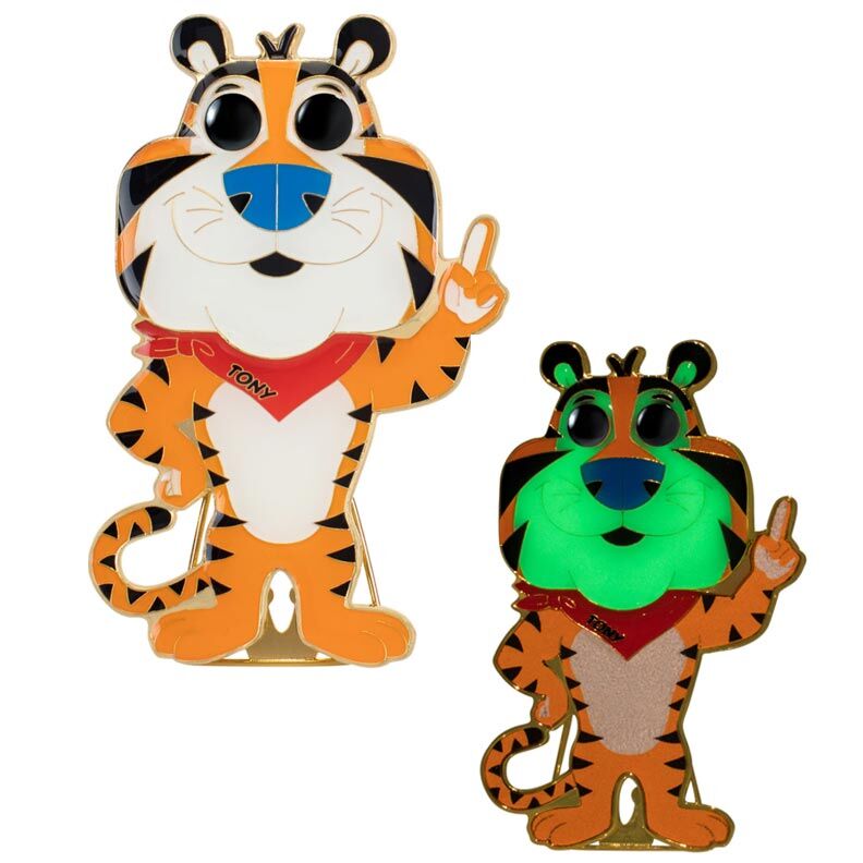 Pack 12 POP Pins Frosted Flakes Tony The Tiger 10cm 11 + 1 Chase de FUNKO - Frikibase.com