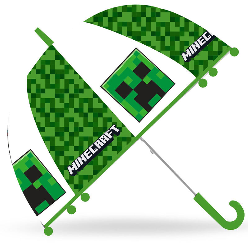 Paraguas manual Minecraft 46cm de MOJANG STUDIOS - Frikibase.com