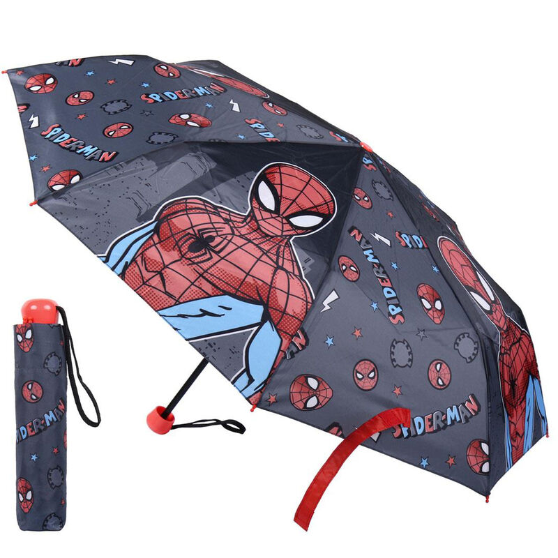 Paraguas manual plegable Spiderman Avengers Marvel 50cm de CERDÁ - Frikibase.com