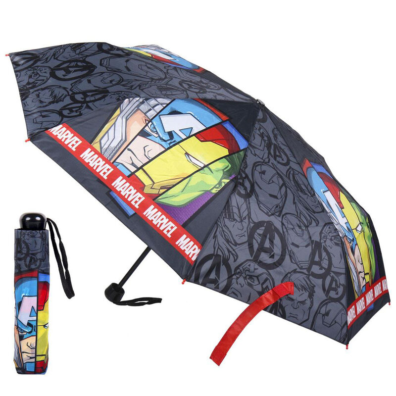 Paraguas manual plegable Vengadores Avengers Marvel 50cm de CERDÁ - Frikibase.com