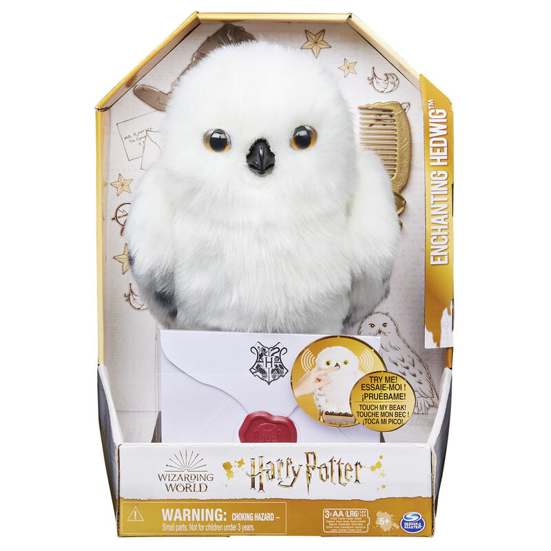 Peluche Interactivo Hedwig Harry Potter 23cm de SPIN MASTER - Frikibase.com