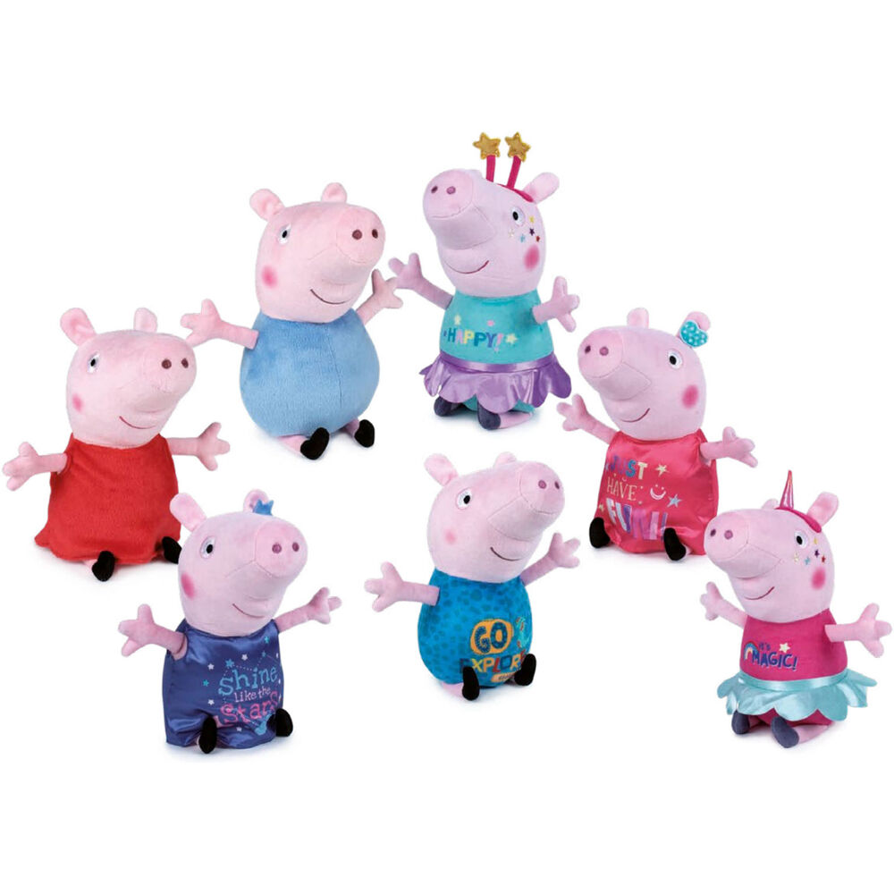 Peluche Unicorns Stars Peppa Pig 30cm surtido de PLAY BY PLAY - Frikibase.com