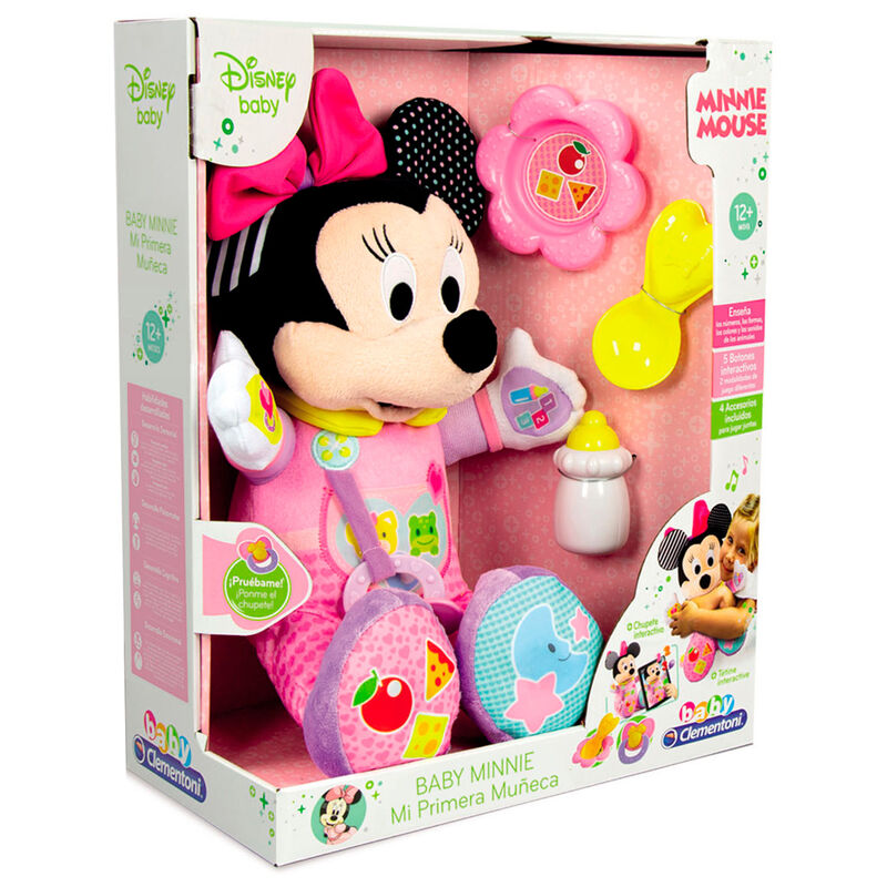 Peluche interactivo Mi Primera Muñeca Minnie Disney español de CLEMENTONI - Frikibase.com