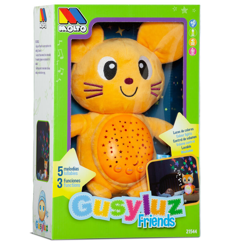 Peluche proyector Raton Gusy Luz Friends de MOLTO - Frikibase.com