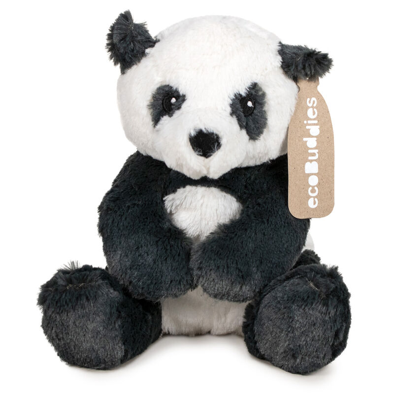 Peluche reciclado Oso Panda Eco Buddies 17cm