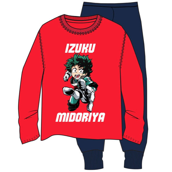 Pijama Izuku Midoriya My Hero Academia infantil