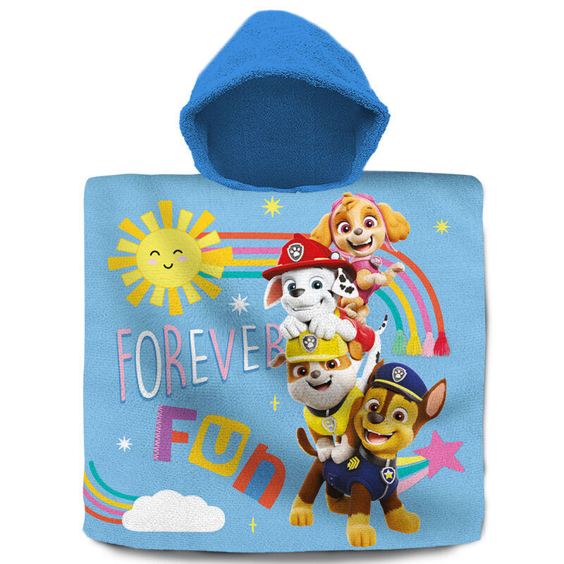 Poncho Patrulla Canina Paw Patrol algodon de KIDS LICENSING - Frikibase.com