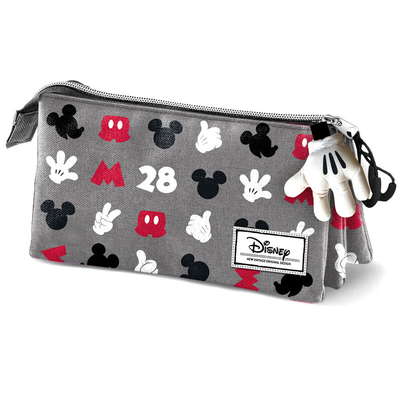 Portatodo Grey Mickey Disney triple de KARACTERMANIA - Frikibase.com