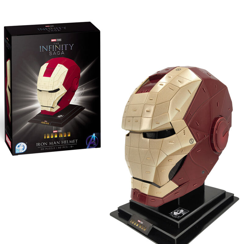 Puzzle 3D Casco de Iron Man Marvel 92pzs de WORLD BRANDS - Frikibase.com