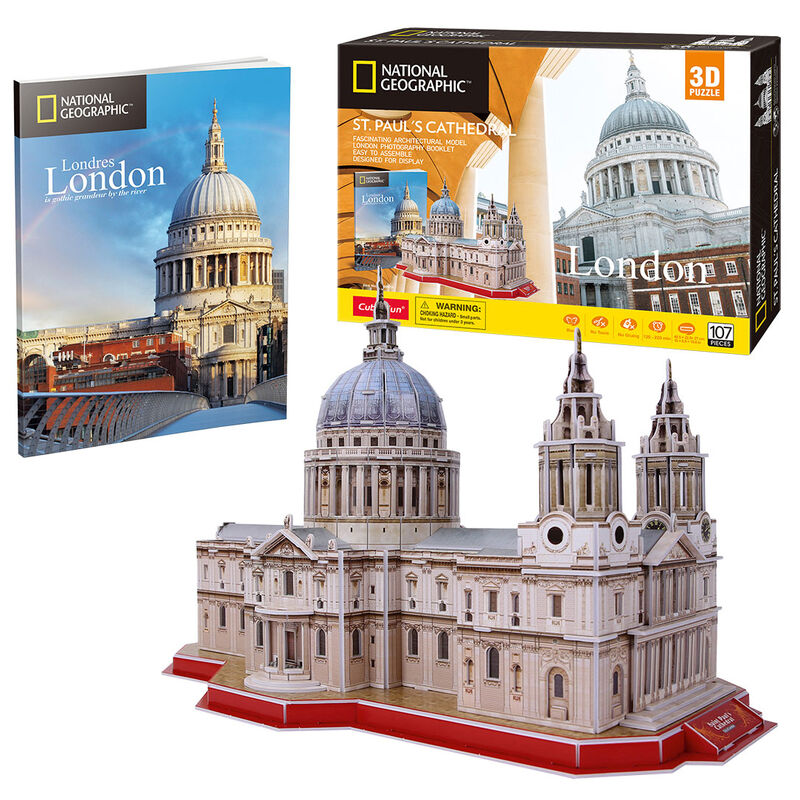 Puzzle 3D St. Pauls Cathedral National Geographic de WORLD BRANDS - Frikibase.com
