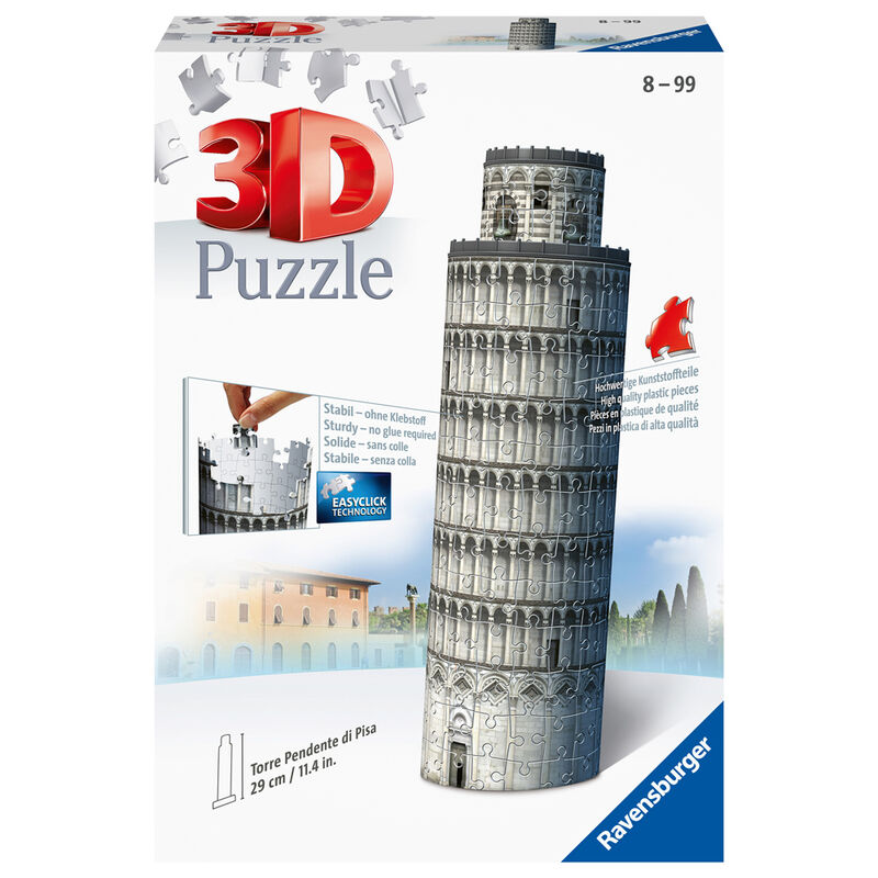 Puzzle 3D Torre de Pisa 216pzs de RAVENSBURGER - Frikibase.com