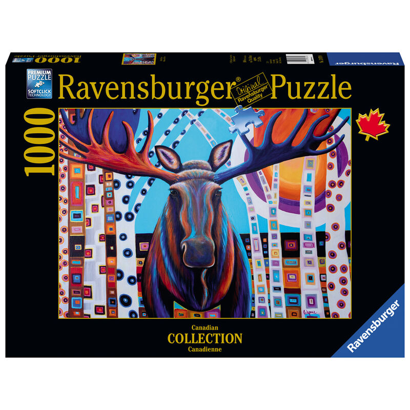 Puzzle Alce de invierno 1000pzs de RAVENSBURGER - Frikibase.com