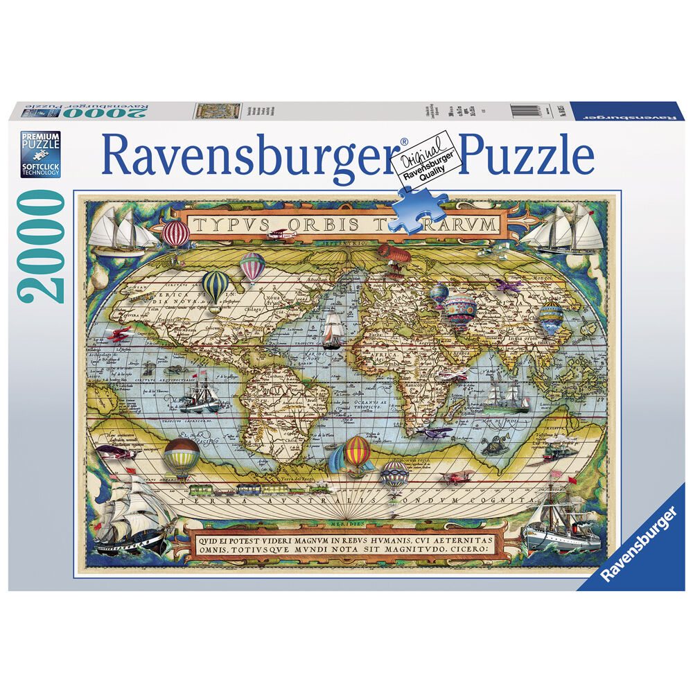 Puzzle Alrededor del mundo 2000pzs de RAVENSBURGER - Frikibase.com