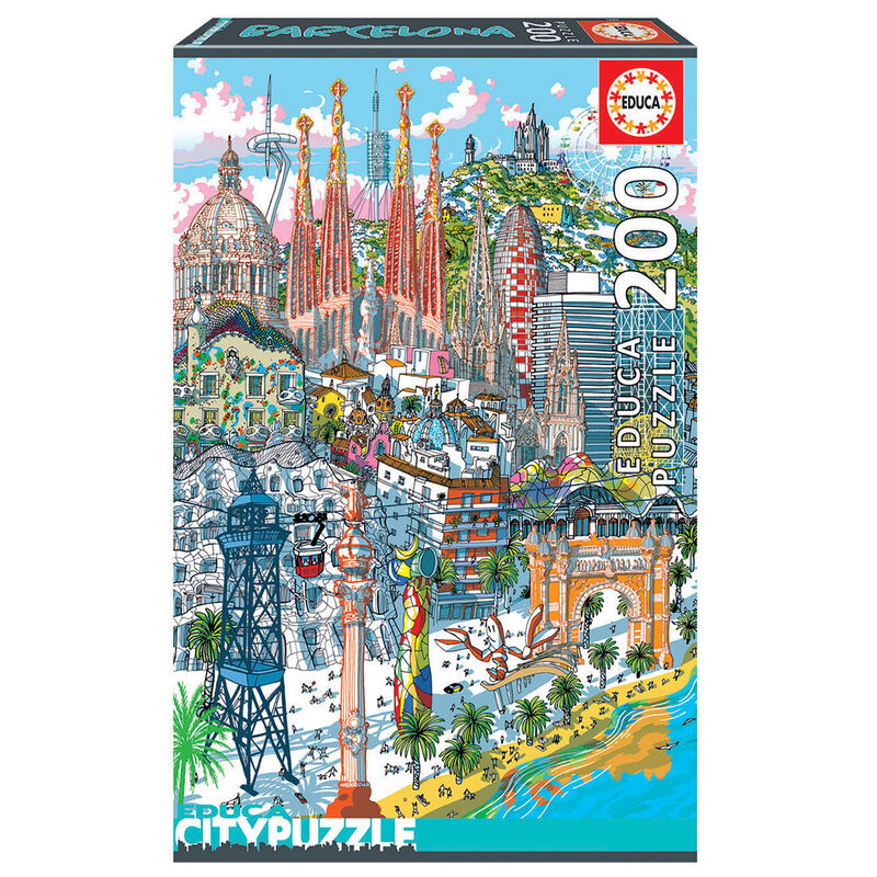 Puzzle Barcelona Citypuzzle 200pzs de EDUCA BORRAS - Frikibase.com