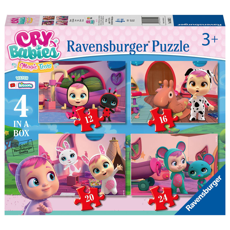 Puzzle Bebes Llorones 12+16+20+24pzs de RAVENSBURGER - Frikibase.com