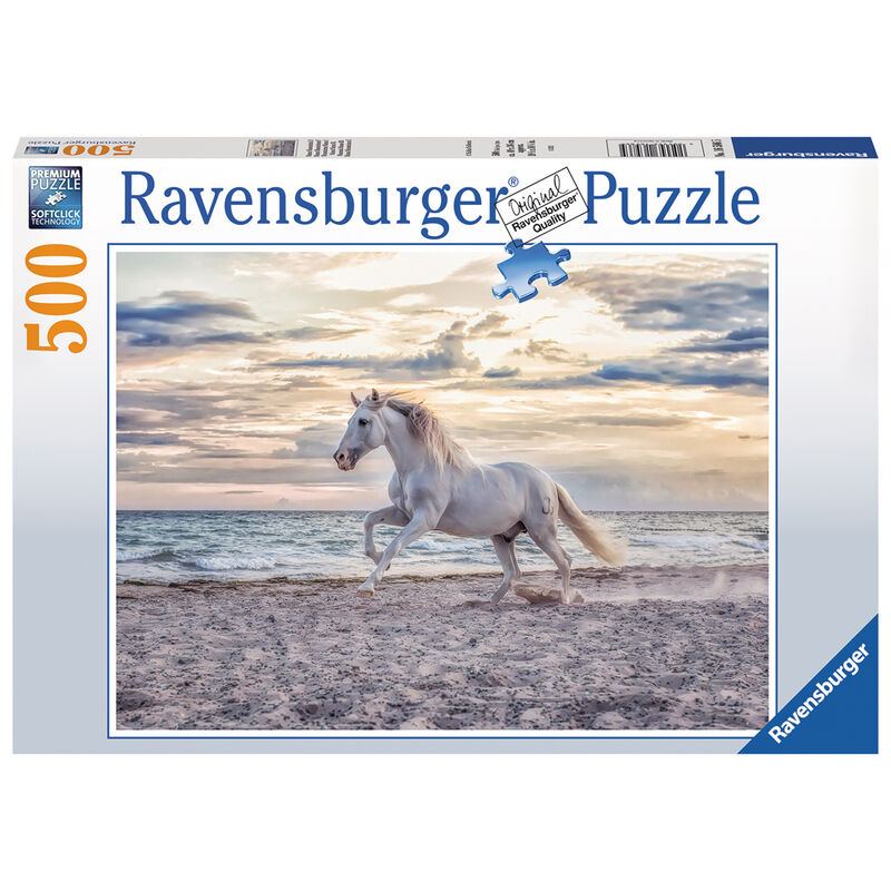 Puzzle Caballo en la playa 500pzs de RAVENSBURGER - Frikibase.com