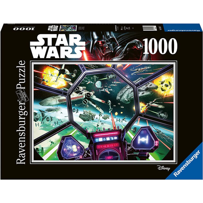 Puzzle Cabina del Tie Fighter Star Wars 1000pzs de RAVENSBURGER - Frikibase.com