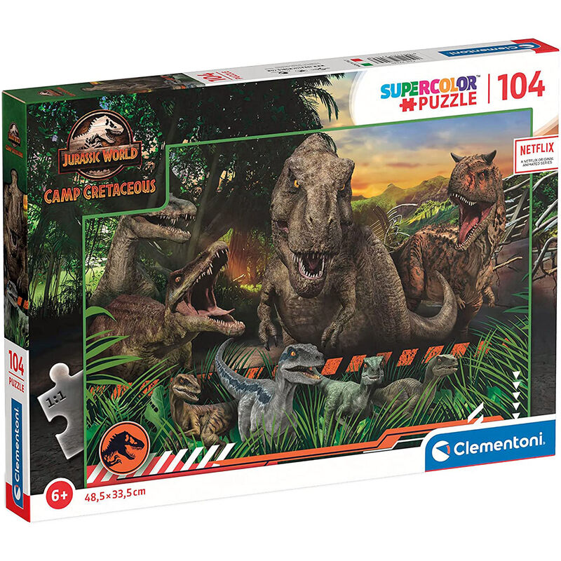 Puzzle Camp Cretaceous Jurassic World 104pzs de CLEMENTONI - Frikibase.com