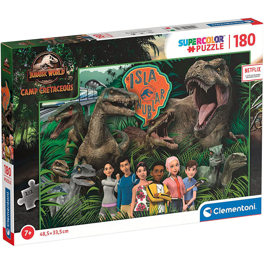 Puzzle Camp Cretaceous Jurassic World 180pzs de CLEMENTONI - Frikibase.com