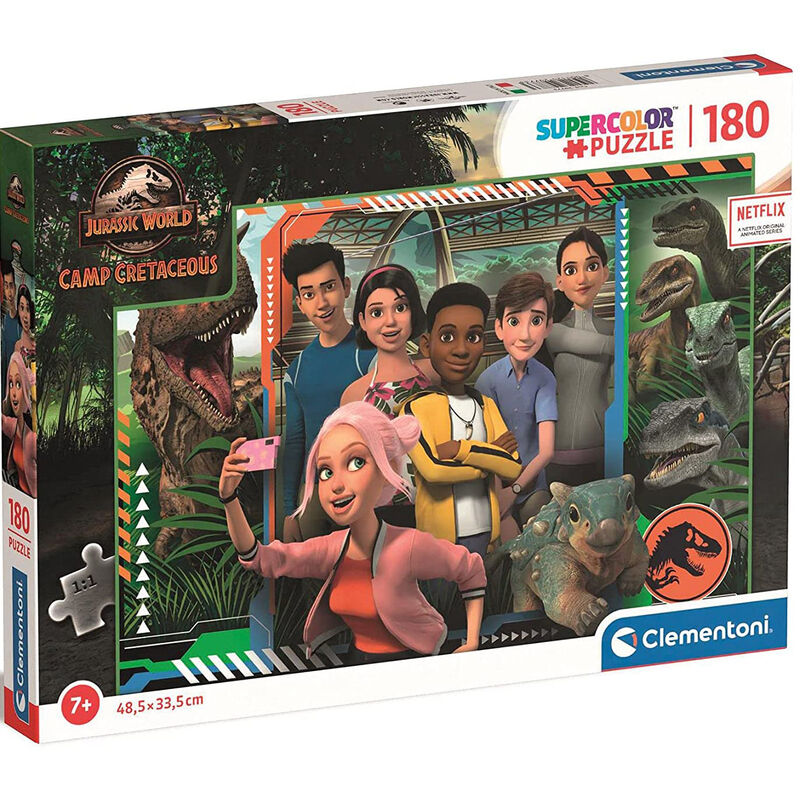 Puzzle Camp Cretaceous Jurassic World 180pzs de CLEMENTONI - Frikibase.com