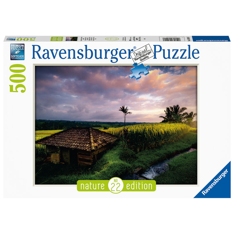 Puzzle Campos de arroz en Bali 500pzs de RAVENSBURGER - Frikibase.com