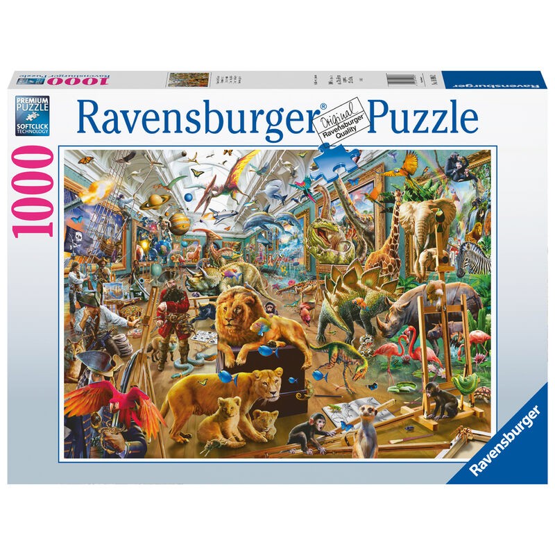 Puzzle Caos en la galeria 1000pzs de RAVENSBURGER - Frikibase.com