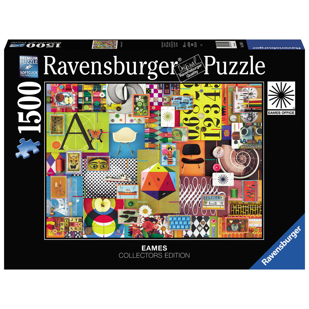 Puzzle Casa de cartas Eames 1500pzs de RAVENSBURGER - Frikibase.com