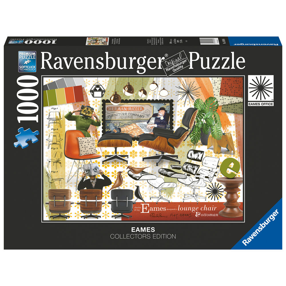 Puzzle Clasicos del diseño Eamess 1000pzs de RAVENSBURGER - Frikibase.com