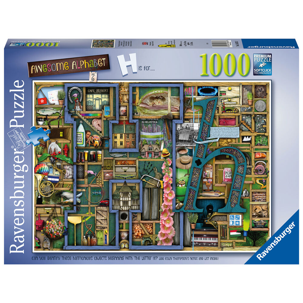 Puzzle Colin Thompson Impresionante alfabeto 1000pzs de RAVENSBURGER - Frikibase.com