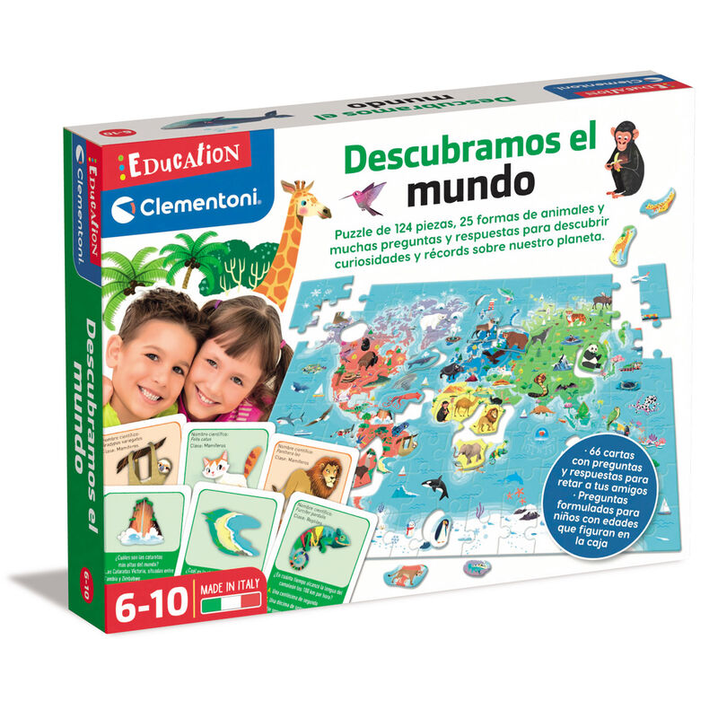 Puzzle Descubramos el mundo 124pzs de CLEMENTONI - Frikibase.com