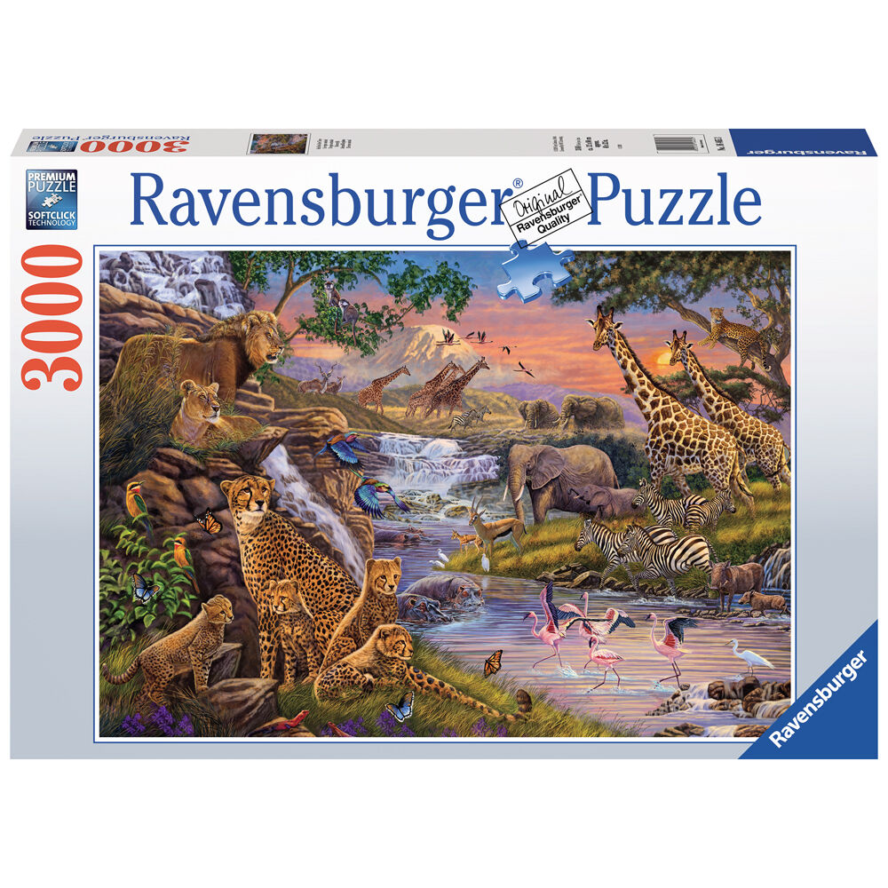 Puzzle El reino animal 3000pzs de RAVENSBURGER - Frikibase.com