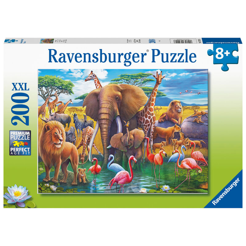 Puzzle En safari completo XXL 200pzs de RAVENSBURGER - Frikibase.com