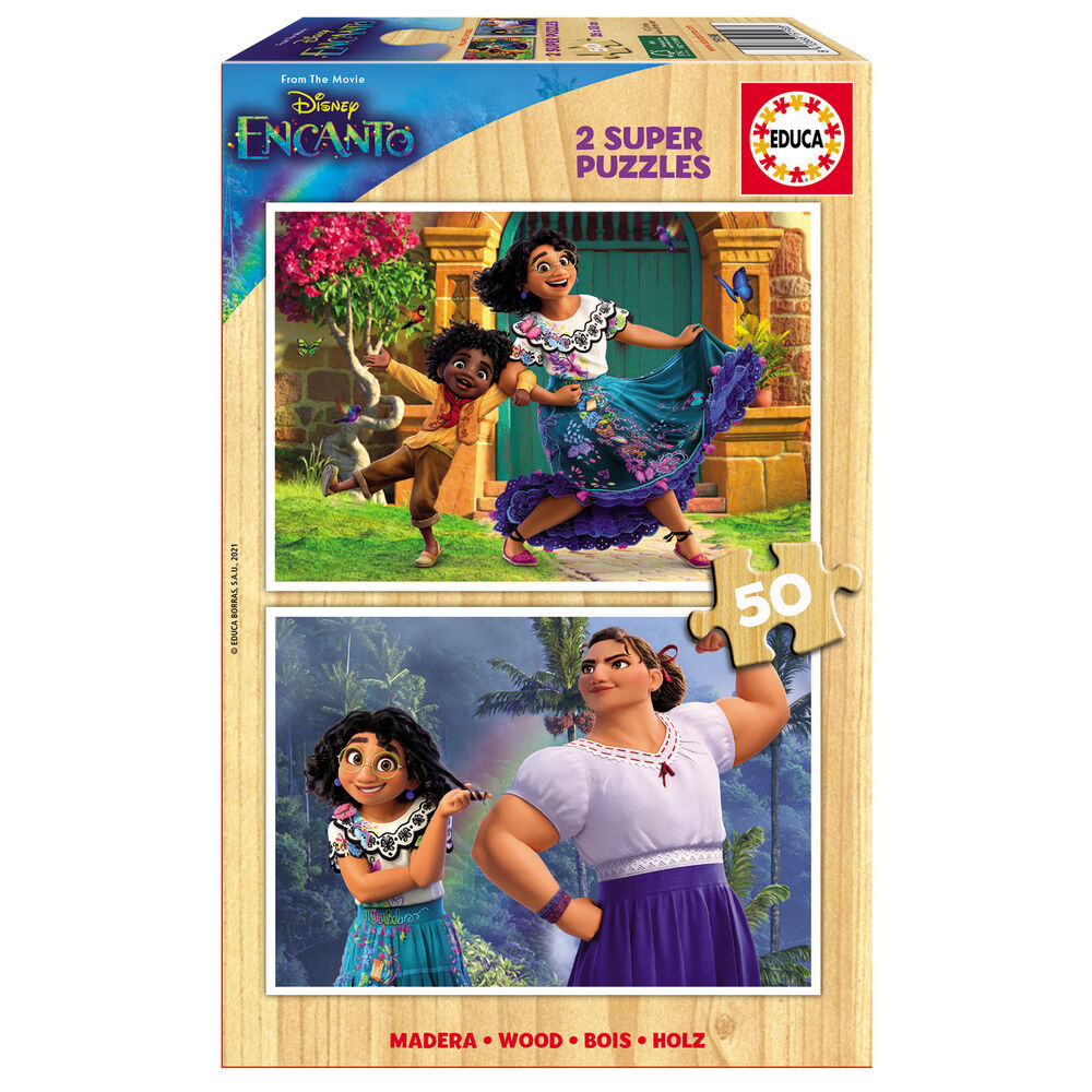 Puzzle Encanto Disney 2x50pzs de EDUCA BORRAS - Frikibase.com