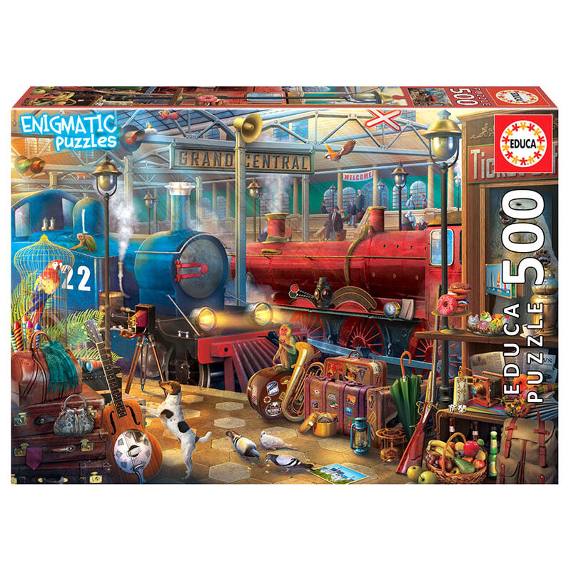 Puzzle Enigmatic Estacion de Tren 500pcs de EDUCA BORRAS - Frikibase.com