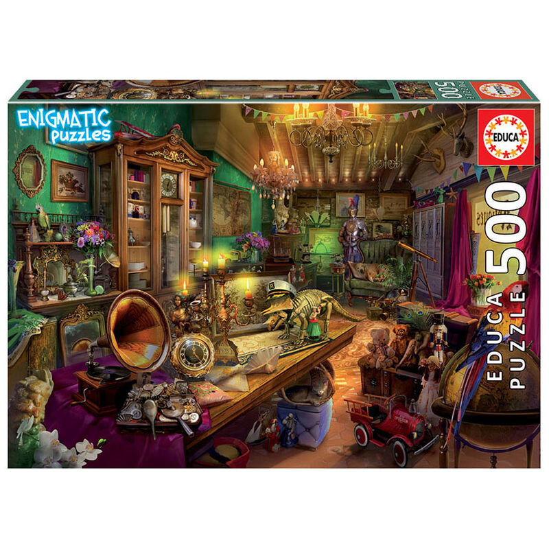 Puzzle Enigmatic Tienda de Antiguedades 500pcs de EDUCA BORRAS - Frikibase.com