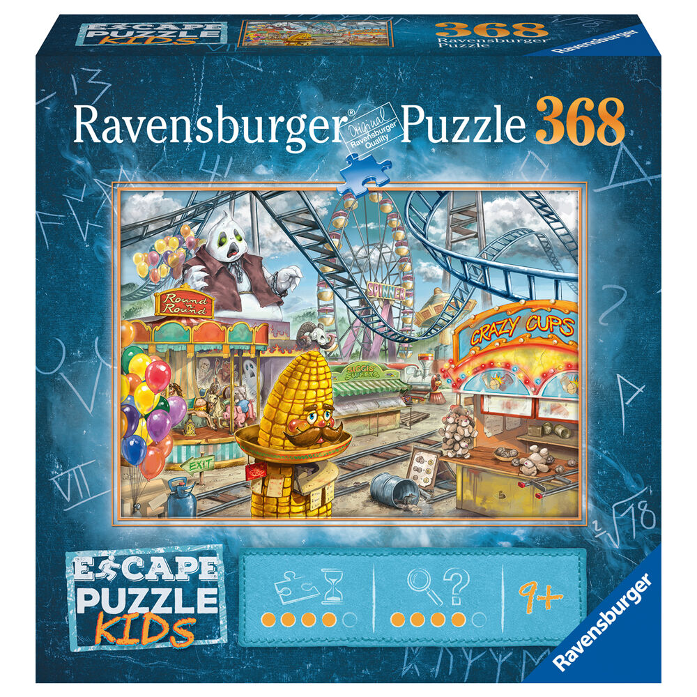 Puzzle Escape Room kids El parque de attracciones 368pzs de RAVENSBURGER - Frikibase.com