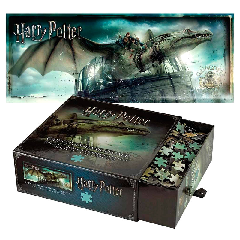 Puzzle Escape de Gringotts Harry Potter 1000pz de NOBLE COLLECTION - Frikibase.com