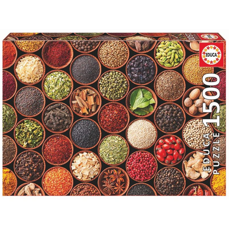 Puzzle Especias y Condimentos 1500pzs de EDUCA BORRAS - Frikibase.com