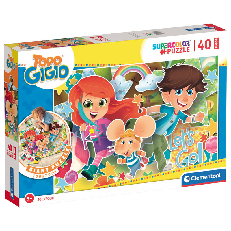 Puzzle Floor Topo Gigio 40pzs de CLEMENTONI - Frikibase.com