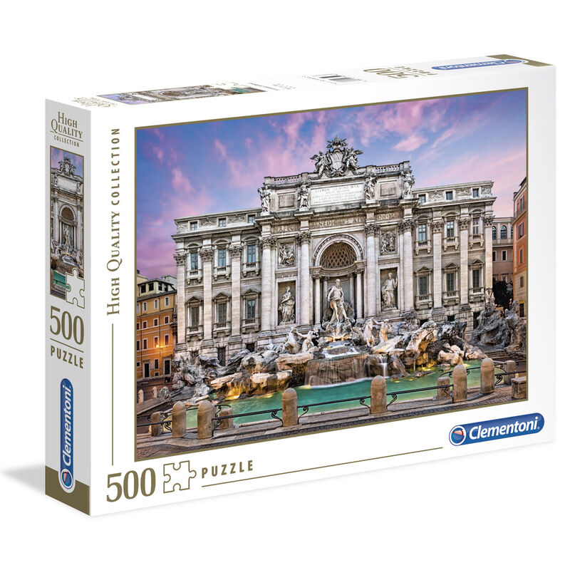 Puzzle Fontana di Trevi 500pzs de CLEMENTONI - Frikibase.com