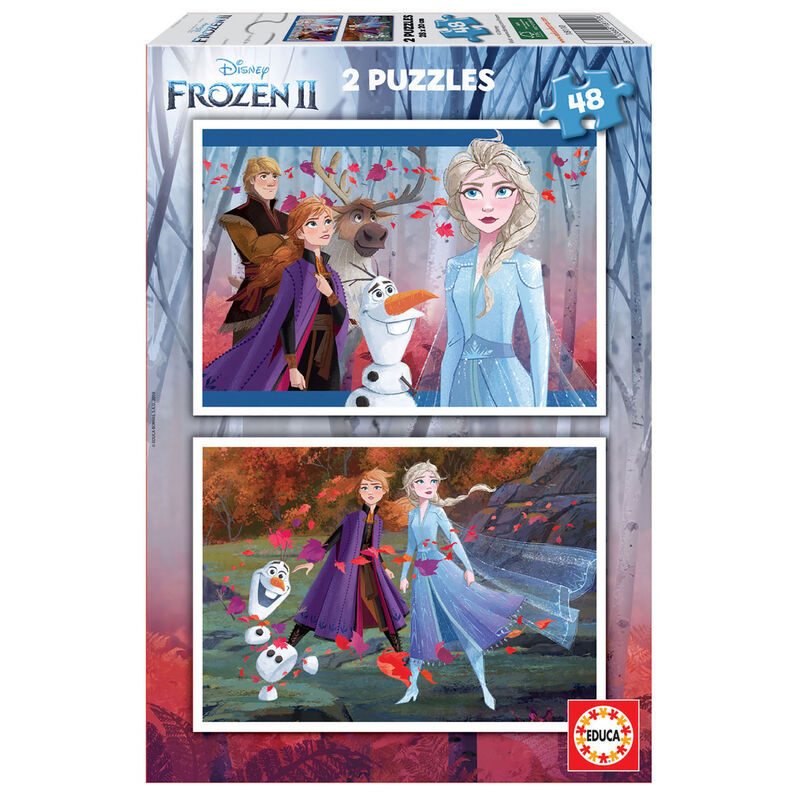 Puzzle Frozen 2 Disney 2x48pzs de EDUCA BORRAS - Frikibase.com