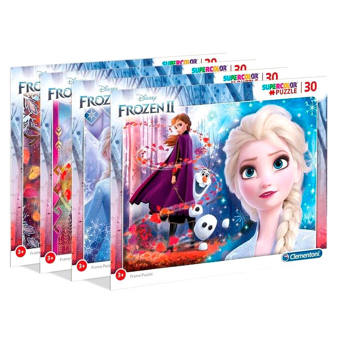 Puzzle Frozen 2 Disney 4x30pzs de CLEMENTONI - Frikibase.com