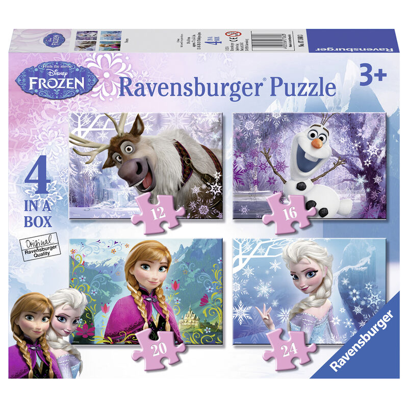 Puzzle Frozen Disney 12+16+20+24pzs de RAVENSBURGER - Frikibase.com