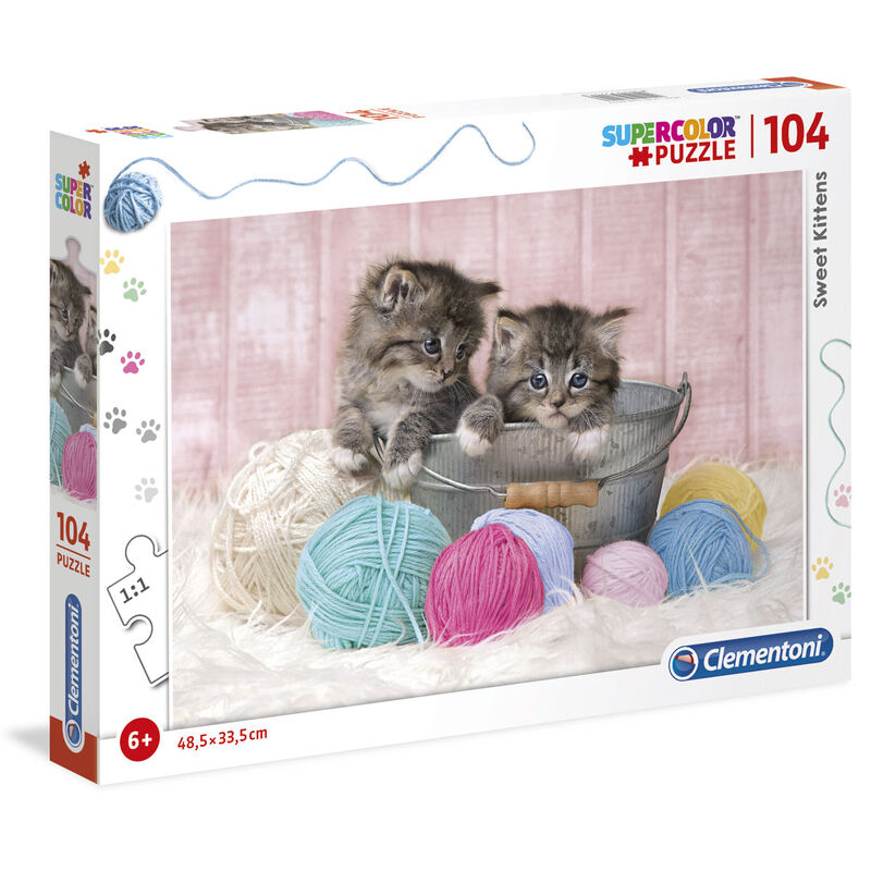 Puzzle Gatitos 104pzs de CLEMENTONI - Frikibase.com