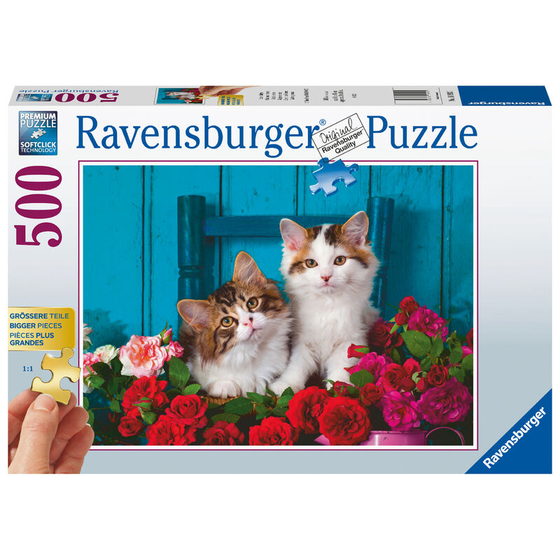 Puzzle Gatitos 500pzs de RAVENSBURGER - Frikibase.com