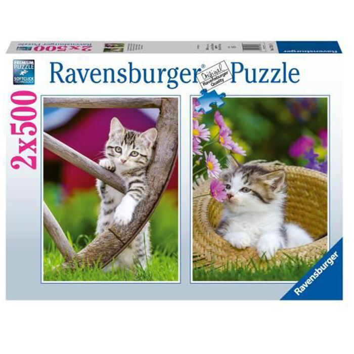 Puzzle Gattini 2x500pzs de RAVENSBURGER - Frikibase.com