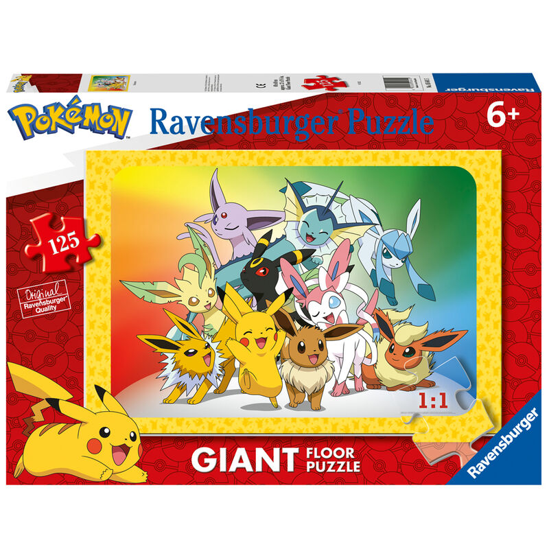 Puzzle Gigante Pokemon 125pzs de RAVENSBURGER - Frikibase.com