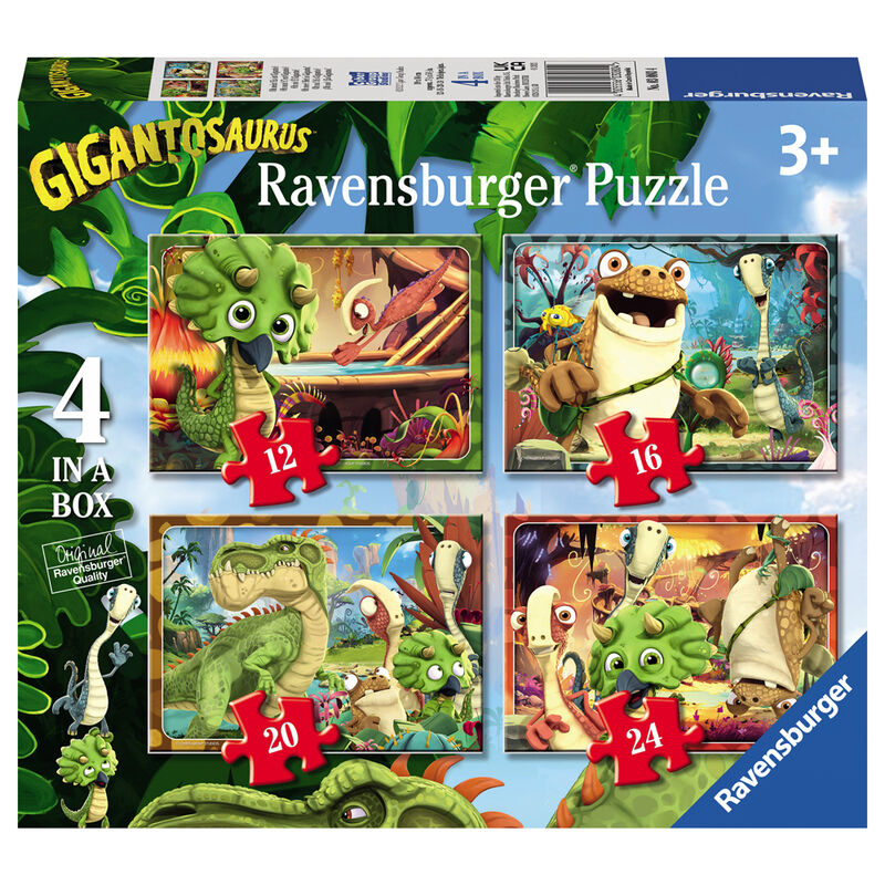 Puzzle Gigantosaurus 12+16+20+24pzs de RAVENSBURGER - Frikibase.com