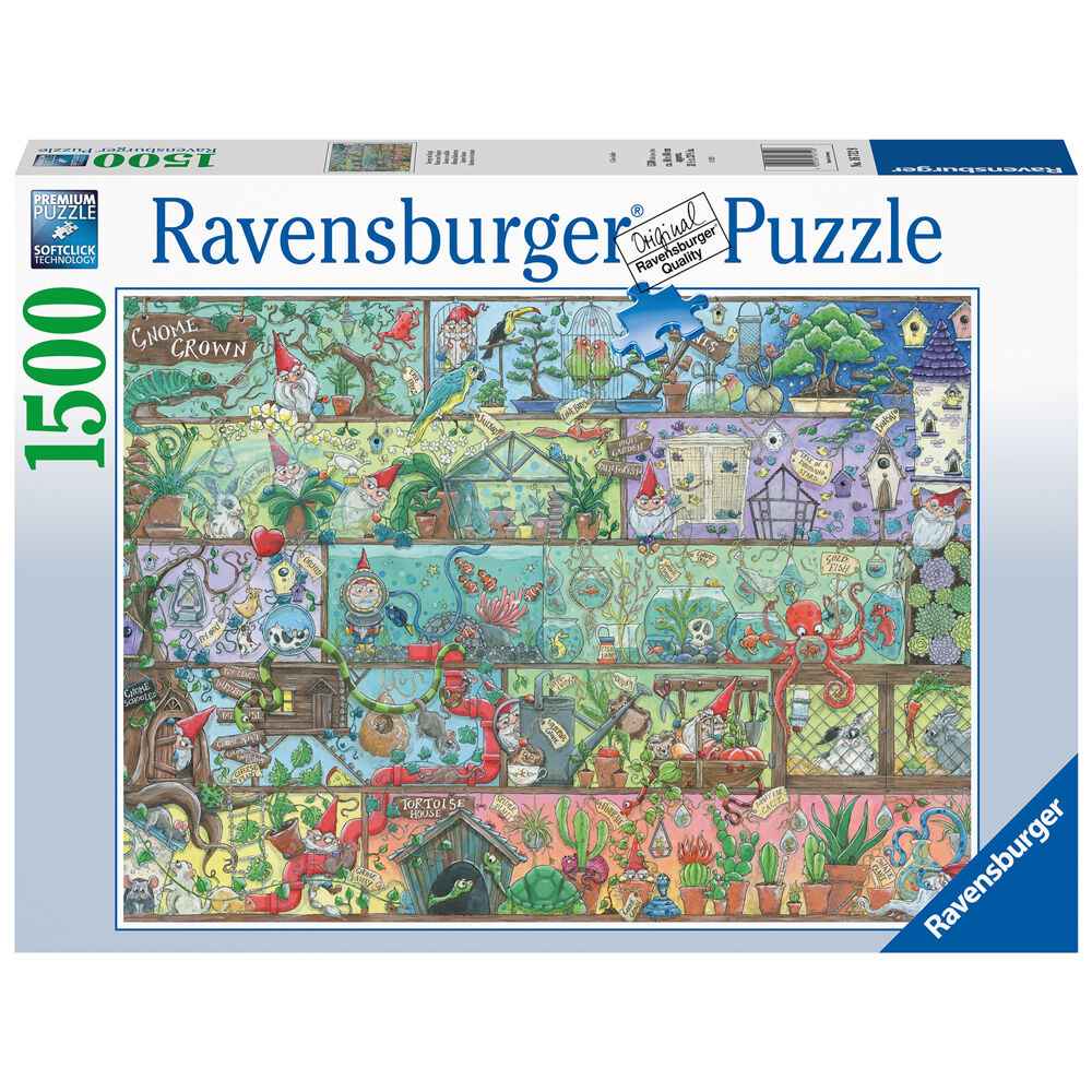 Puzzle Gnomo en el estante 1500pzs de RAVENSBURGER - Frikibase.com