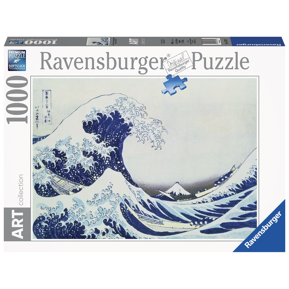 Puzzle Gran ola frente a Kanagawa 1000pzs de RAVENSBURGER - Frikibase.com